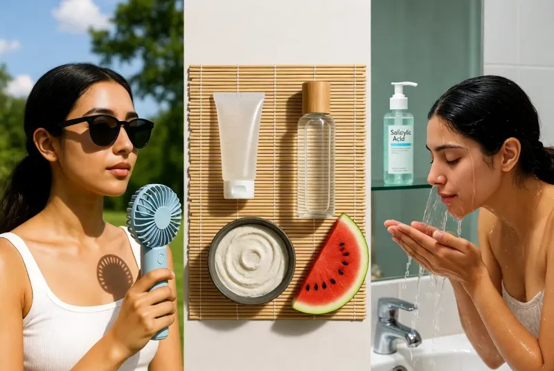 গরমের শুরুতেই মুখ তেলতেলে? অয়েলি স্কিনের যত্ন ও অয়েল কন্ট্রোল করার সেরা সামার স্কিনকেয়ার রুটিন