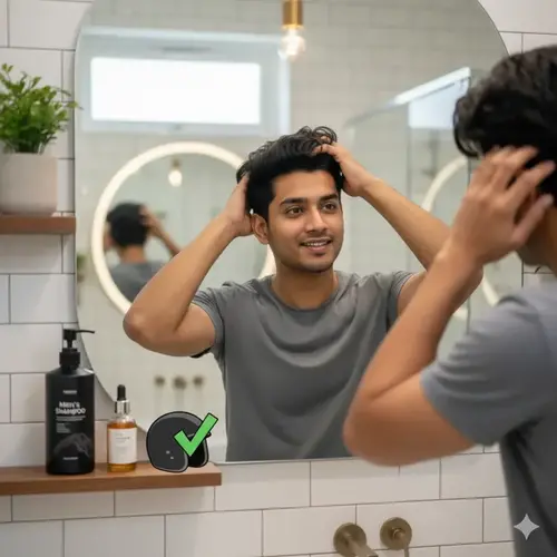 ছেলেদের চুলের যত্ন: অকালে চুল পড়া ও খুশকি রোধে সিম্পল কিন্তু কার্যকরী হেয়ার কেয়ার রুটিন