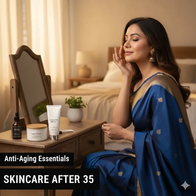 ৩৫-এর পর ত্বকের যত্ন: তারুণ্য ধরে রাখতে কোলাজেন ও রেটিনল ব্যবহারের পূর্ণাঙ্গ গাইডলাইন