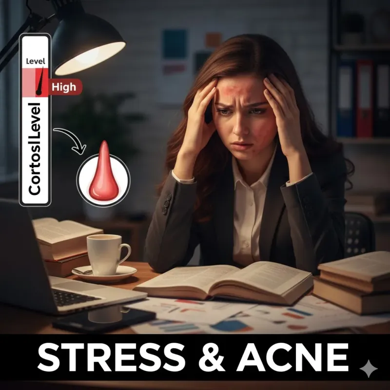 দুশ্চিন্তা বা স্ট্রেস কি ব্রণের কারণ? পরীক্ষার আগে বা কাজের চাপে কেন বাড়ে একনি? জানুন বিজ্ঞানসম্মত ব্যাখ্যা