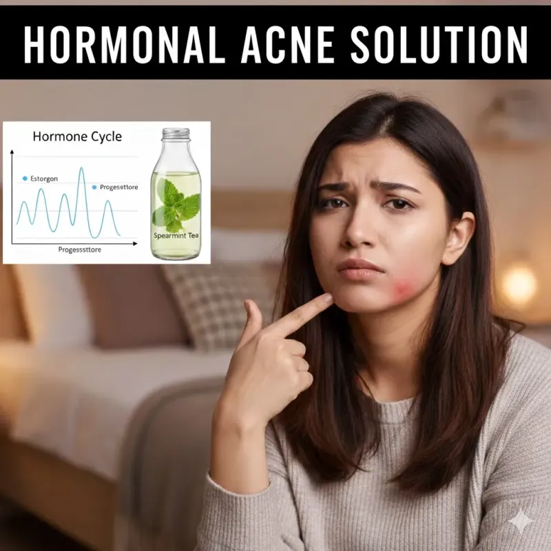 হরমোনাল ব্রণ বা পিরিয়ডের সময় মুখে একনি? কারণ, লক্ষণ ও ঘরোয়া সমাধানের পূর্ণাঙ্গ গাইড