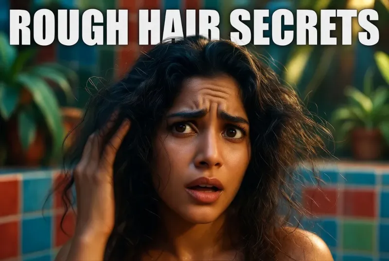 চুল দেখতে সুস্থ কিন্তু স্পর্শে রুক্ষ? জানুন এই অদ্ভুত সমস্যার কারণ ও সমাধান