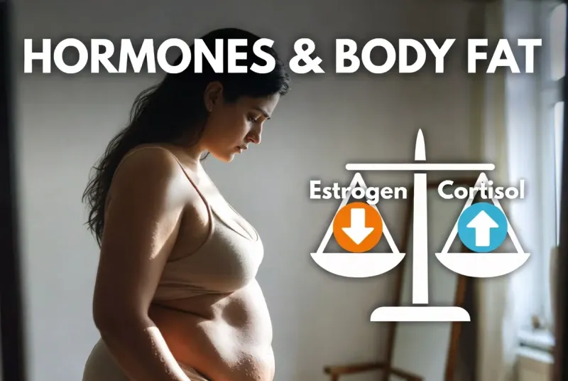 নারীদের শরীরের চর্বি জমার ক্ষেত্রে হরমোনের পরিবর্তনের প্রভাব