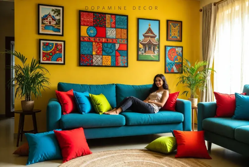 "ডোপামিন ডেকোর"-এর উত্থান: ঘরের উজ্জ্বল রঙ যেভাবে আপনার মন ভালো রাখবে