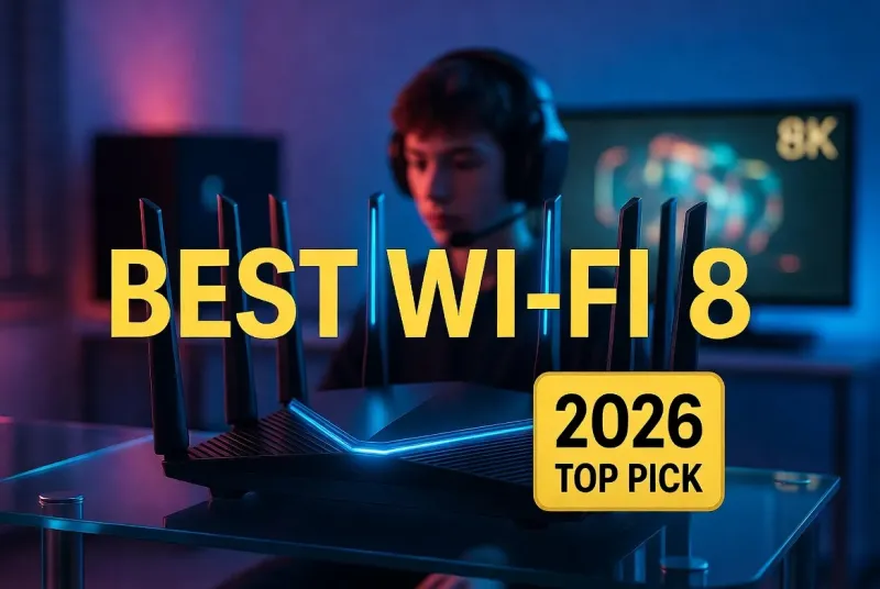 Best Wi-Fi 8 Routers for Low-Latency Gaming and 8K Video Streaming- 2026 Update