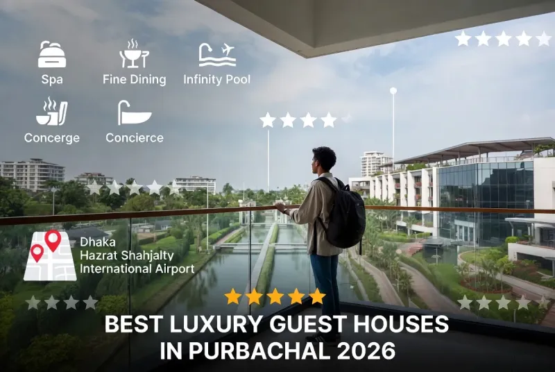 পুরবাচল নিউ টাউনের সেরা লাক্সারি গেস্ট হাউস: ২০২৬ সালের ইনসাইডার গাইড