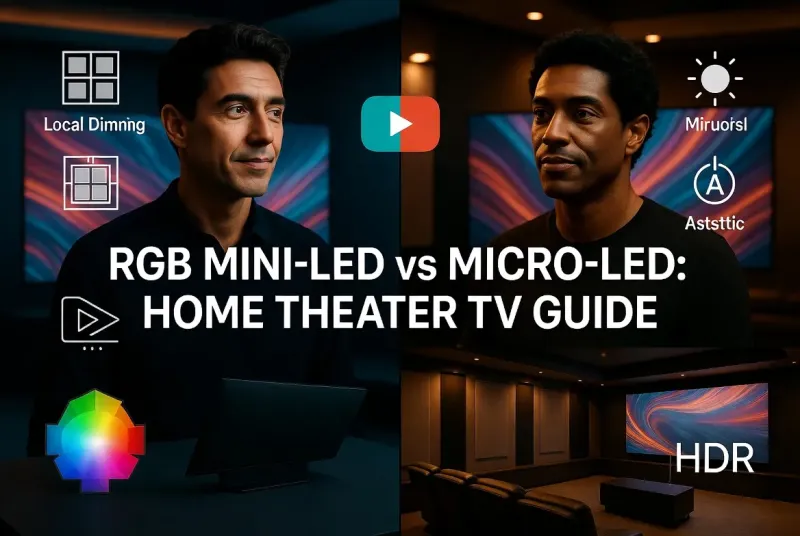How to Choose Between RGB Mini-LED and Micro-LED TVs for Your Home Theater: A 2026 Expert Comparison