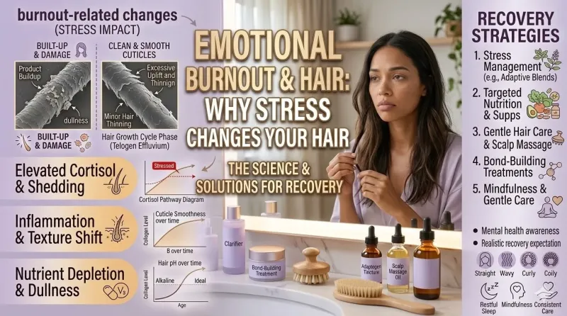 How Emotional Burnout Affects Hair Appearance: The Science, Signs, and Strategies for Recovery