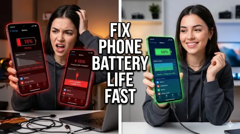 Why Your Phone Battery Dies So Fast — And How to Fix It Without Buying New