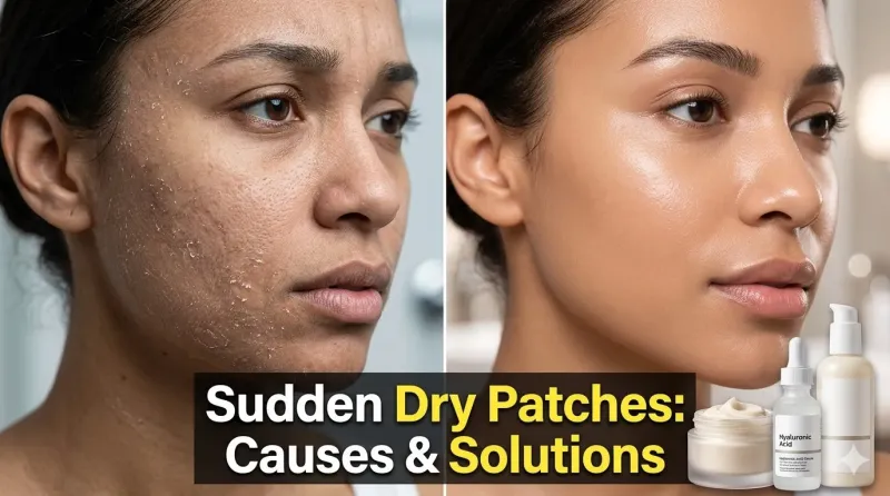 Sudden Dry Patches in Women: Causes, Science and Solutions