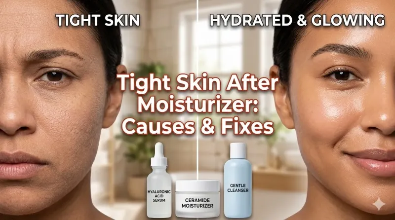 Why Skin Feels Tight After Moisturizer: Causes and Fixes
