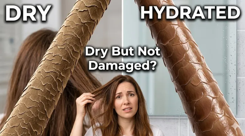 Why Hair Feels Dry Without Being Damaged: The Hidden Causes and Fixes