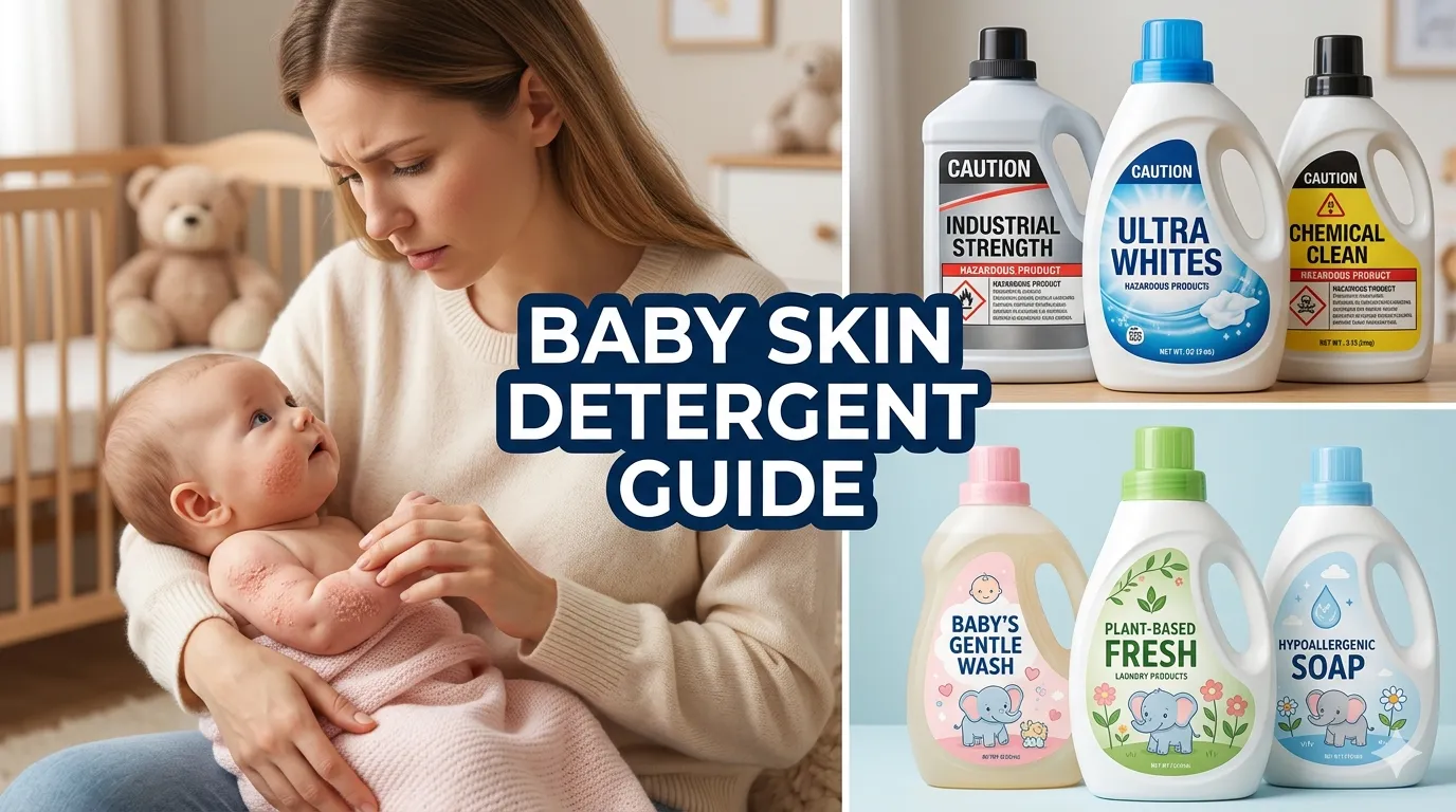 শিশুর ত্বকের রুক্ষতা: ডিটারজেন্টের গোপন প্রভাব ও মায়ের করণীয়