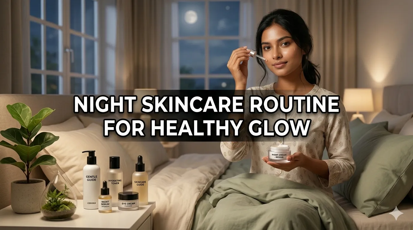 রাতে ত্বকের যত্ন: হেলদি গ্লো পাওয়ার সম্পূর্ণ নাইট স্কিনকেয়ার গাইড