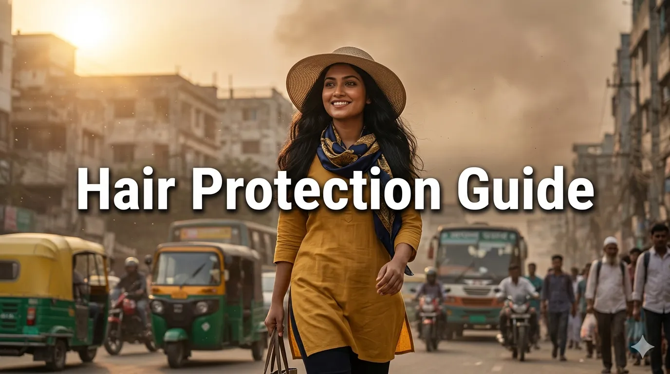 রোদ, ধুলো ও পলিউশন থেকে চুল রক্ষা: ১০টি জাদুকরী উপায়