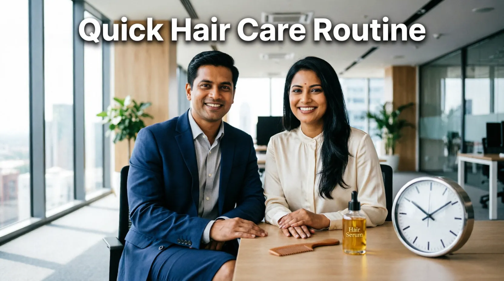 ব্যস্ত জীবনে ঝলমলে চুল: কর্মজীবীদের হেয়ার কেয়ার গাইড