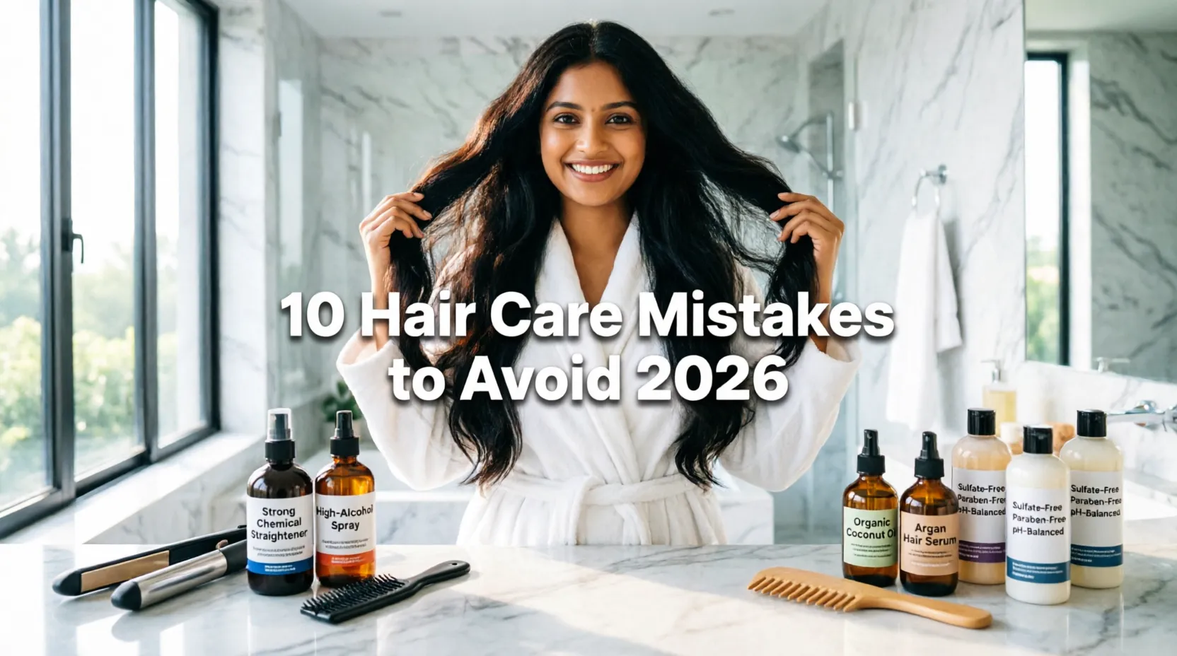 চুলের যত্নে ১০টি মারাত্মক ভুল: ২০২৬ সালের সম্পূর্ণ গাইড