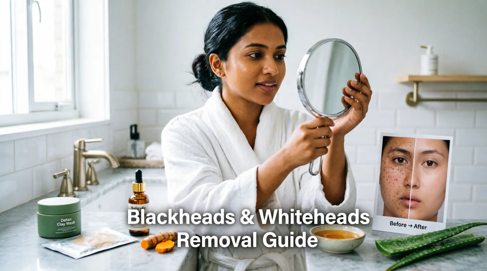 ব্ল্যাকহেডস ও হোয়াইটহেডস: কারণ, বৈজ্ঞানিক চিকিৎসা ও ঘরোয়া সমাধান