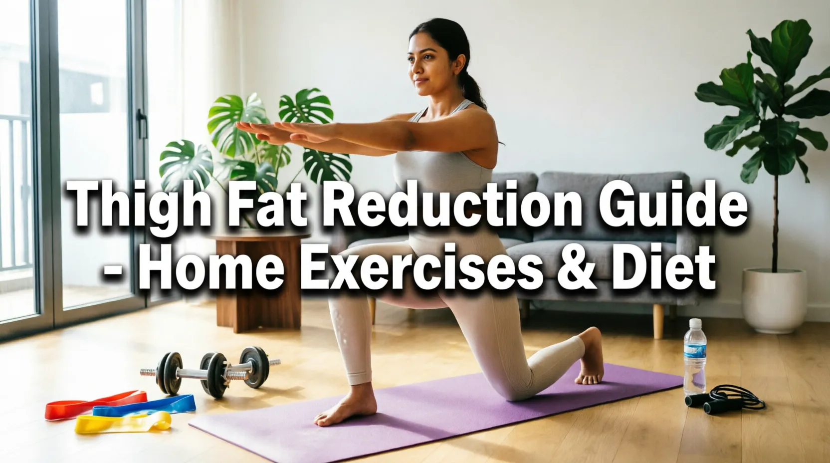 উরুর চর্বি কমানো: ঘরোয়া ব্যায়াম ও ডায়েটের সম্পূর্ণ গাইড