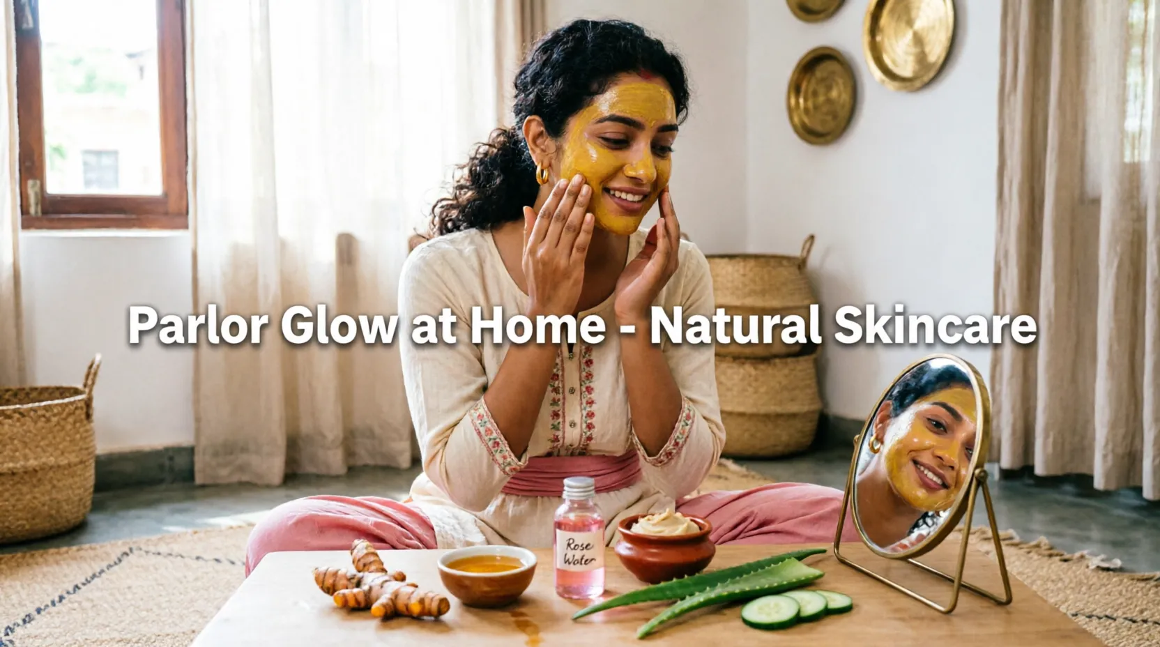 ঘরে বসেই পার্লারের গ্লো: ত্বকের প্রাকৃতিক উজ্জ্বলতা ও জেল্লা ফেরানোর সম্পূর্ণ গাইড