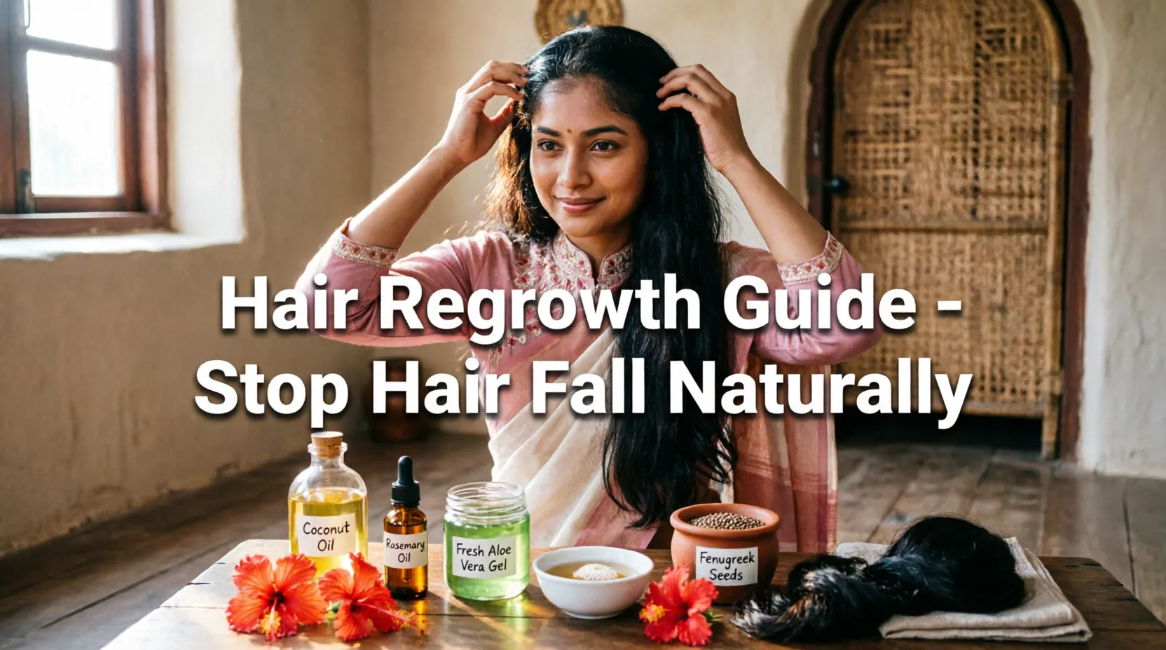 চুল পড়া বন্ধ ও নতুন চুল গজানোর ঘরোয়া উপায়