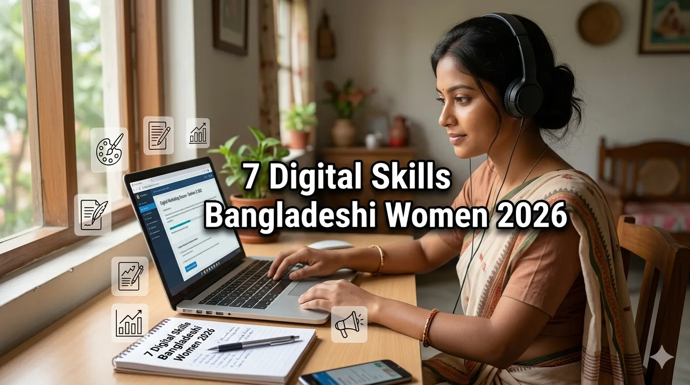 7 Low-Cost Digital Skills for Bangladeshi Women 2026