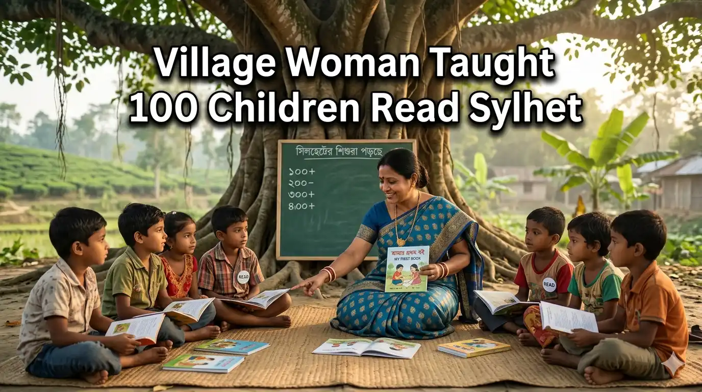 The Village Woman Who Taught 100 Children to Read — Without Being a Teacher (Sylhet)