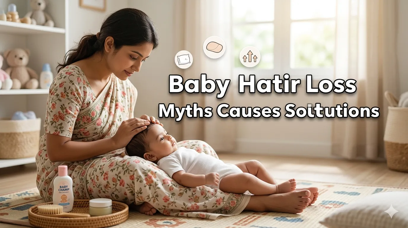 Baby Hair Loss Explained: Myths, Causes and Safe Solutions