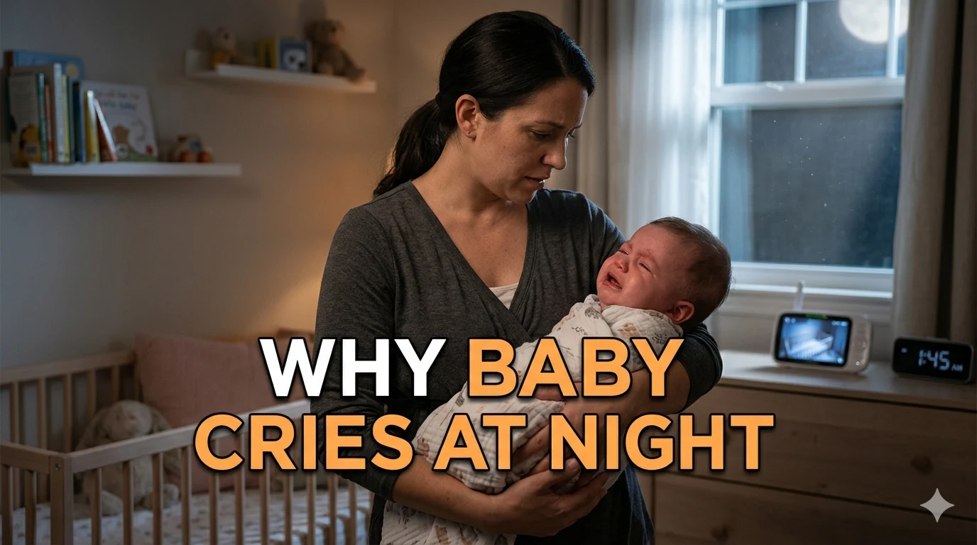 Why Your Baby Cries at Night: 6 Common Causes