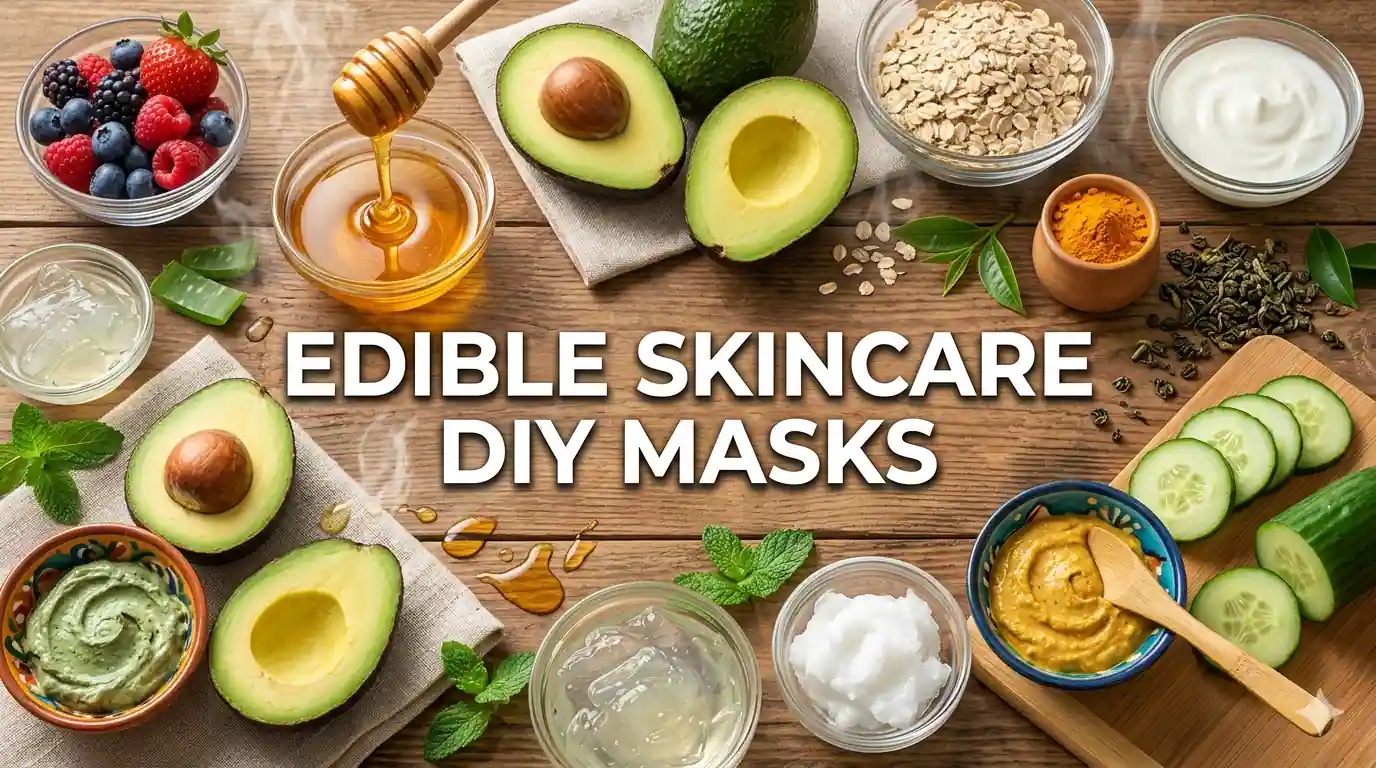 Edible Skincare: Science-Backed DIY Masks from Your Pantry