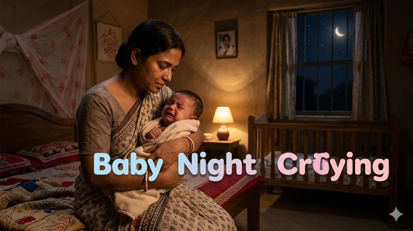 বাচ্চার রাতের কান্না: ৬টি লুকানো কারণ