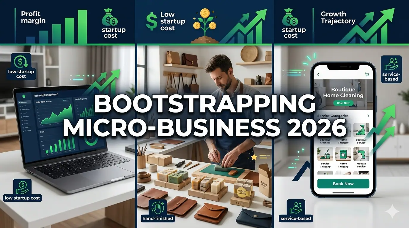 Bootstrapping in 2026: 3 High-Margin Micro-Business Ideas