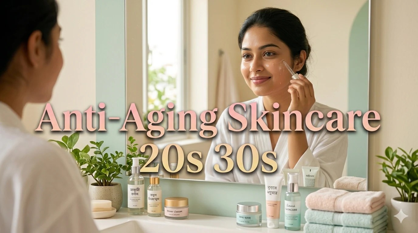 ২০-৩০ বয়সে অ্যান্টি-এজিং স্কিনকেয়ার: তারুণ্য ধরে রাখার গাইড