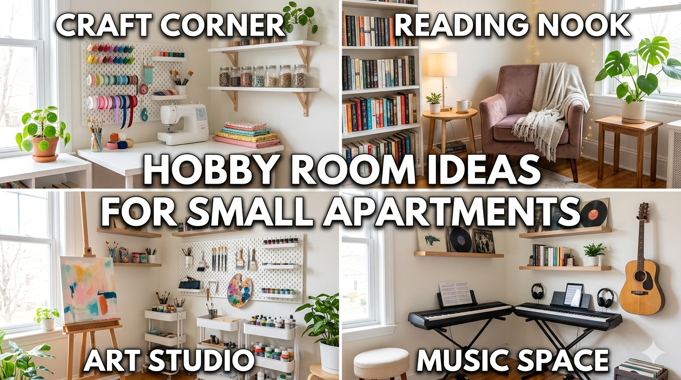 10 Aesthetic Hobby Room Ideas for Small Apartments
