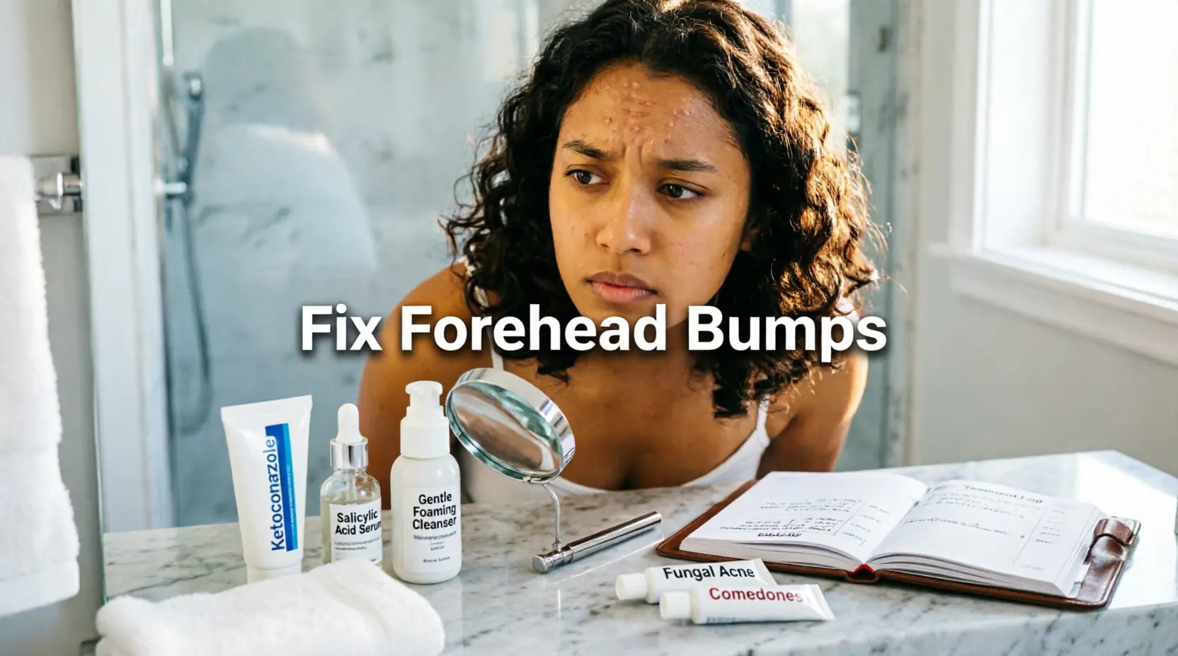 Forehead Bumps: Fungal Acne vs Closed Comedones Guide