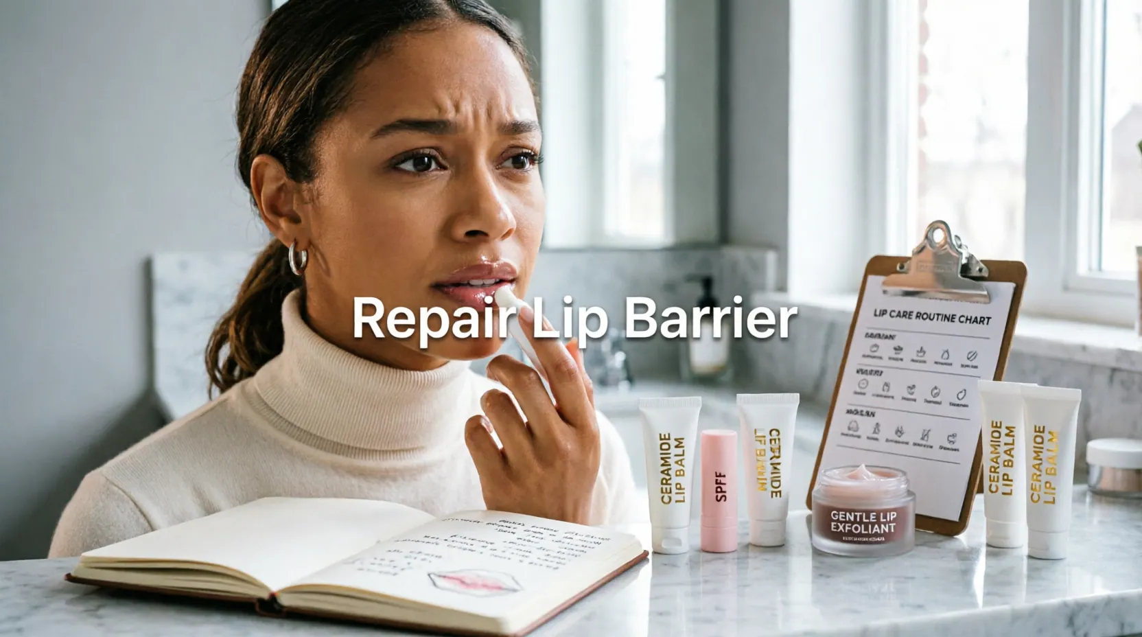 Lip Barrier Repair: Fix Chapped Lips and Pigmentation