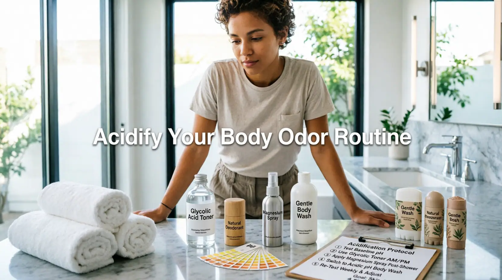 Sweat Smarter: Acidify Your Routine to Control Body Odor