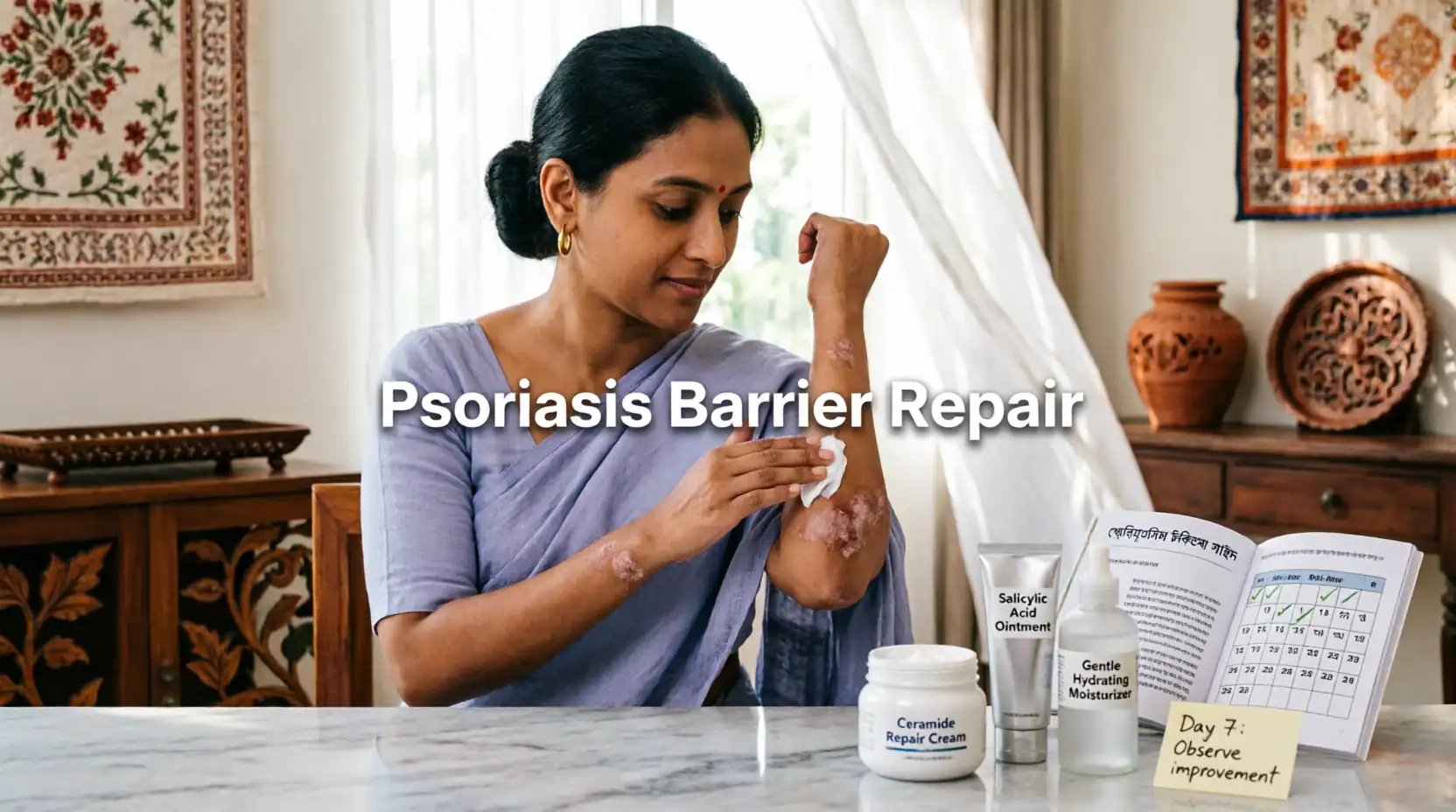 সোরিয়াসিস প্যাচ ও স্কিন ব্যারিয়ার: বিজ্ঞানসম্মত পুনরুদ্ধার গাইড
