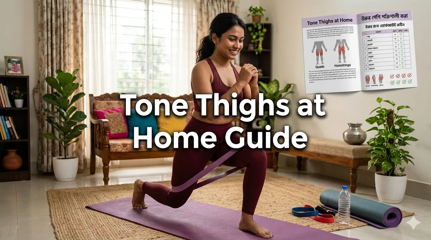 ঘরে বসে উরু টোন করুন: বিজ্ঞানসম্মত কৌশল জিম ছাড়াই - সম্পূর্ণ গাইড