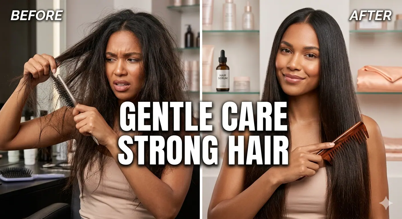 How Gentle Care Preserves Hair Strength