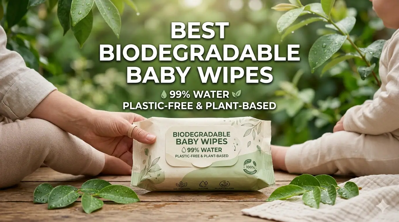 Best Biodegradable Baby Wipes 99% Water Plastic-Free 2026