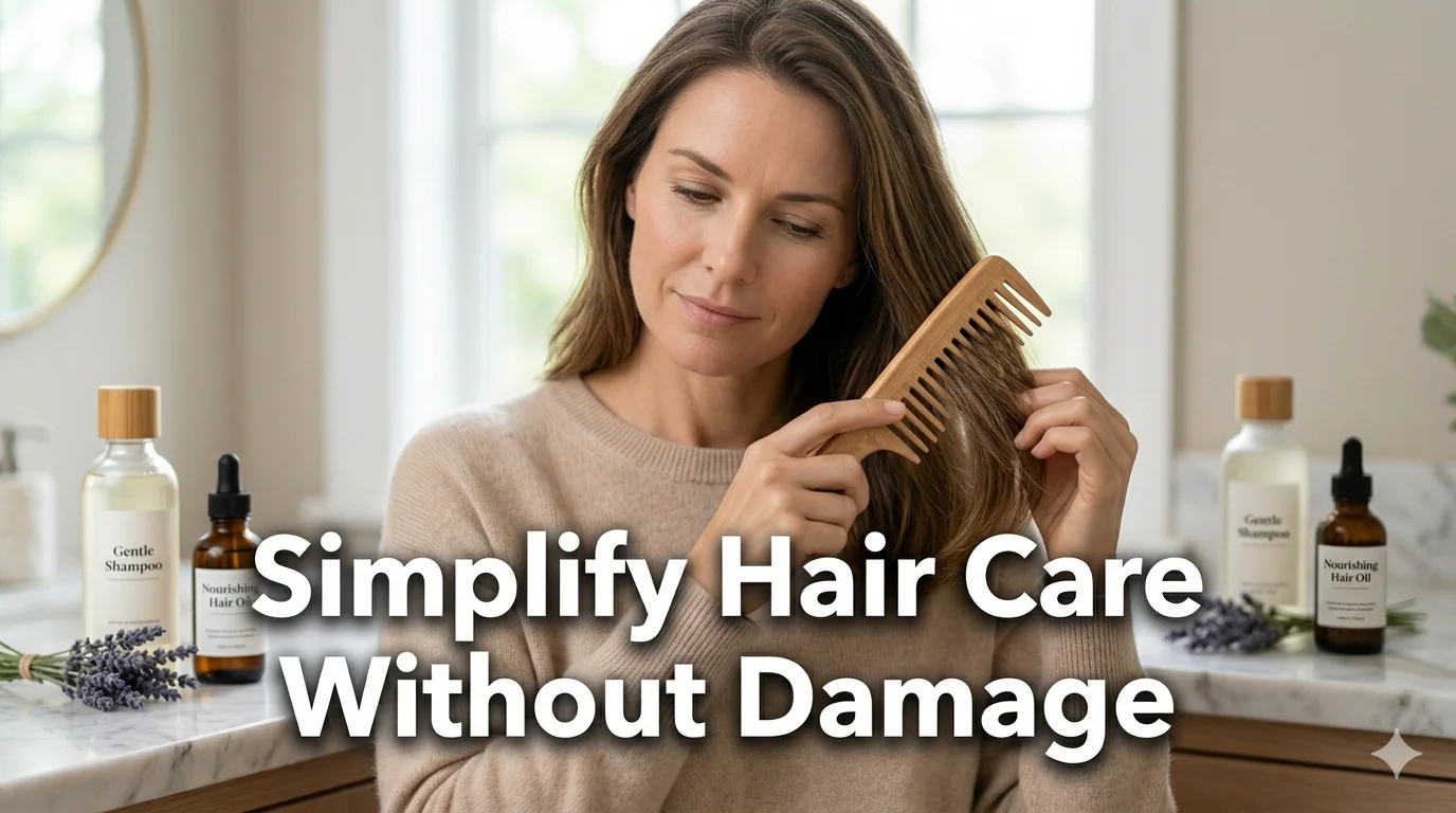How Women Simplify Hair Care Without Damage