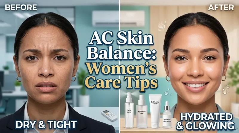 Air-Conditioned Skin Survival 2026- Women’s Guide to AC Balance