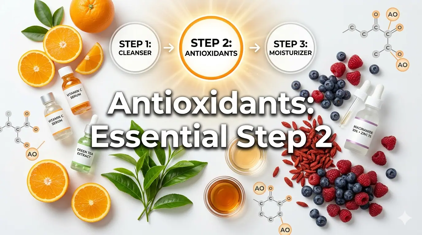 Antioxidants in Skincare 2026- The Essential Shield Against Pollution