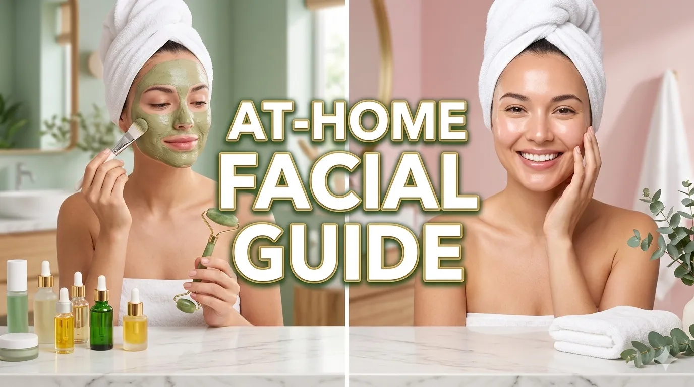 At-Home Facial Guide 2026- Dermatologist-Approved Glow Tips