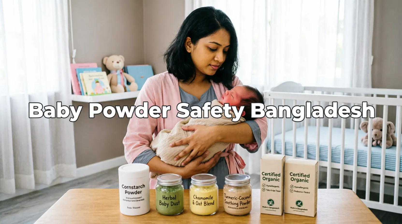 বেবি পাউডার কি নিরাপদ- বাংলাদেশে এর বিকল্প ও সুরক্ষা গাইড