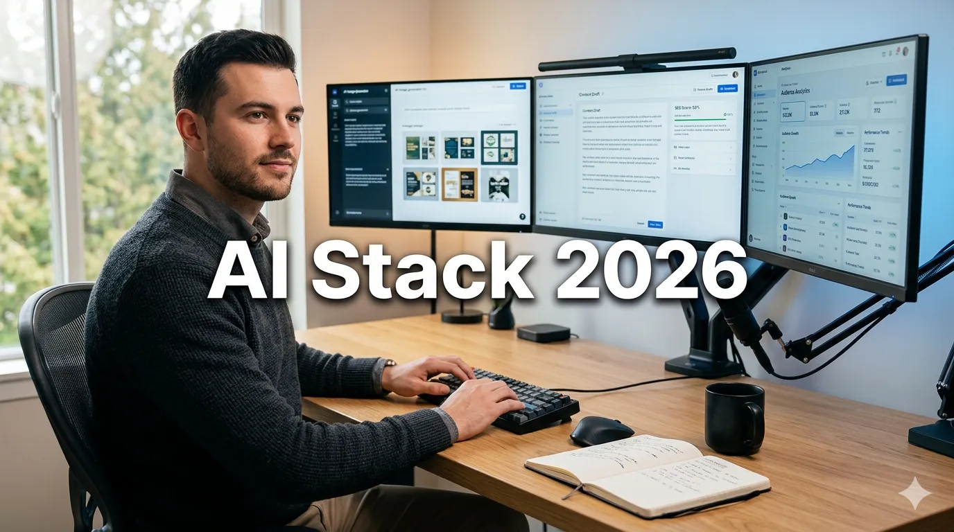 Ultimate AI Stack 2026- Best Tools for Content Creators and Bloggers