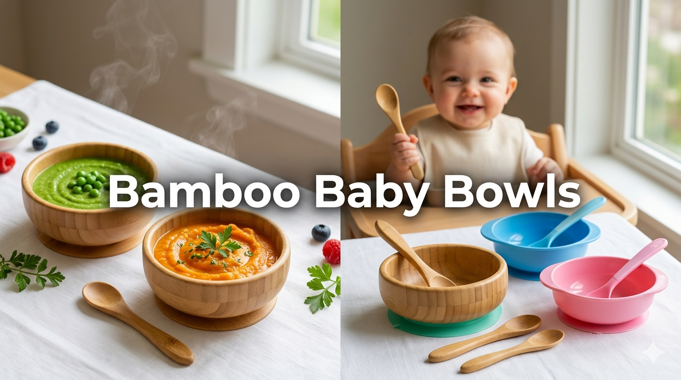 Bamboo Baby Bowls and Spoons- Why It is the Safest Choice in 2026