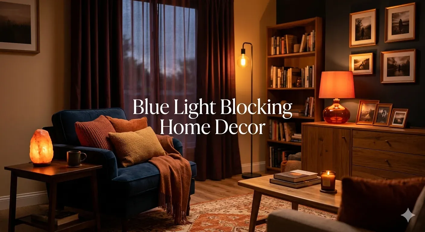 Best Blue Light Blocking Home Decor for Better Evening Hormonal Health