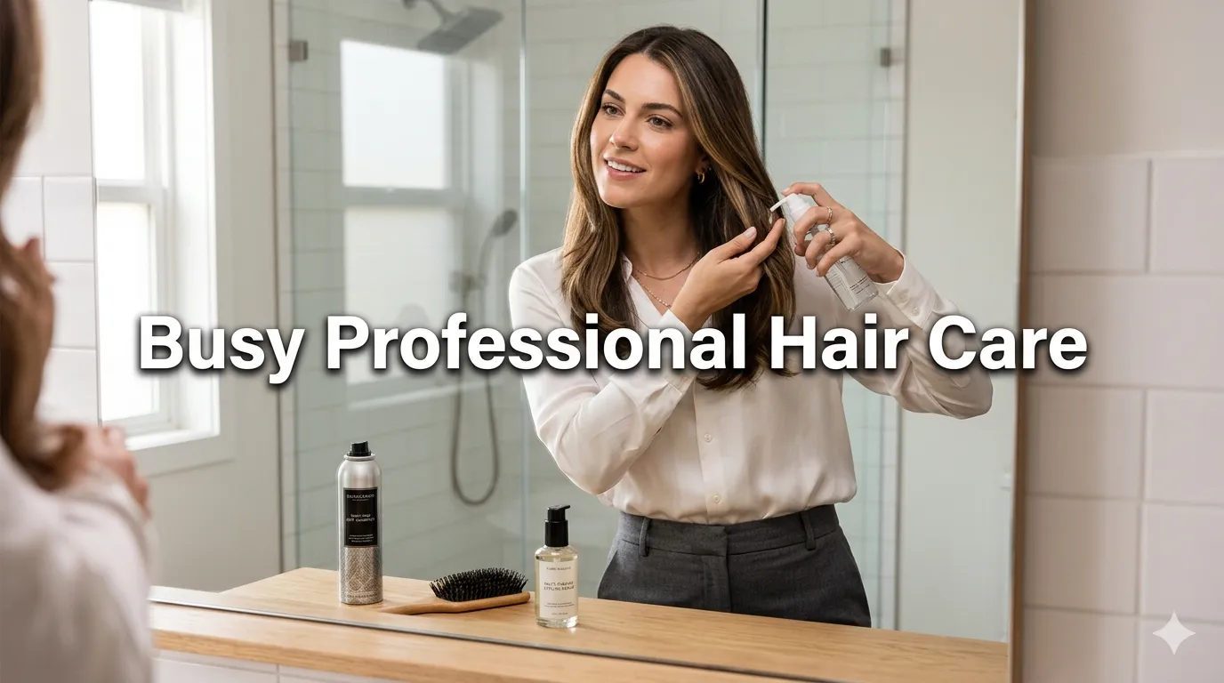 Busy Professional Hair Care- Effortless Shine with Time-Saving Tips